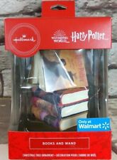 Hallmark 2020 Red Box Harry Potter Books and Wand ornament New in Box ! 