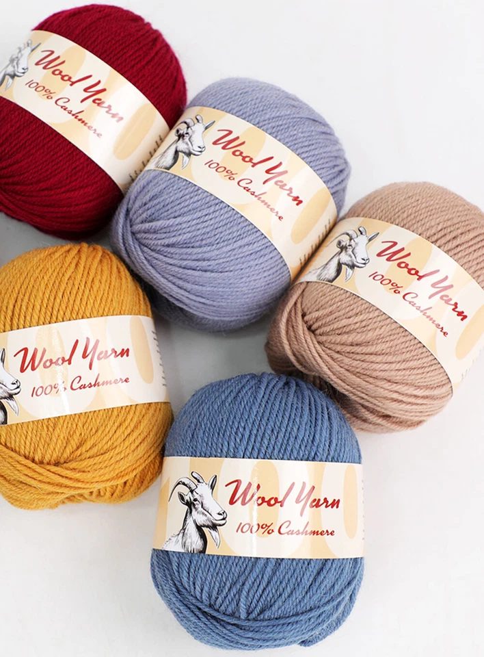 Hilo de lana 100 % cachemir (paquete de 10) de Yonkey Monkey ideal para tejer ganchillo Foto 3 de 4