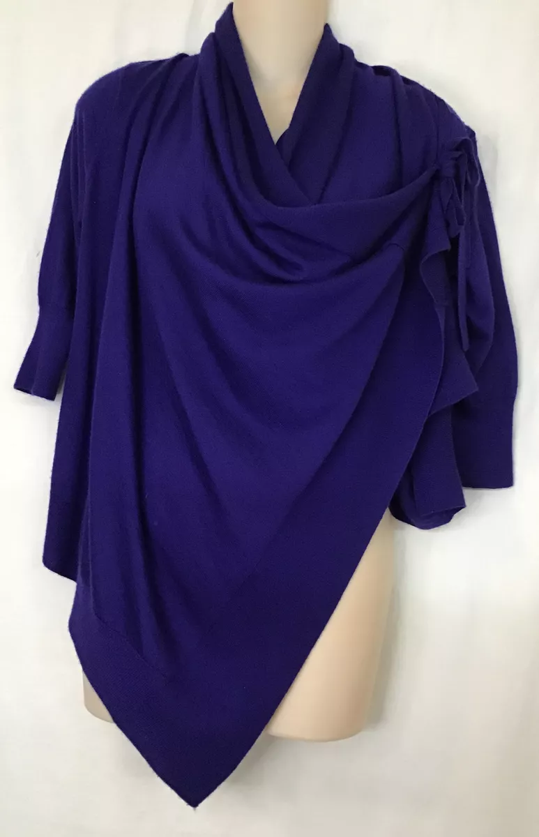 Donna karan wrap best sale sweater