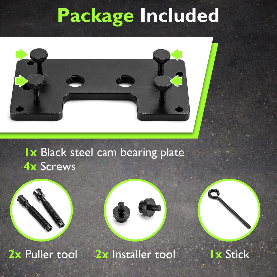 Inner Cam Bearing Installer & Puller Toolbox For Harley 99-17 Twin Cam 88 96 103 - Изображение 4 из 4