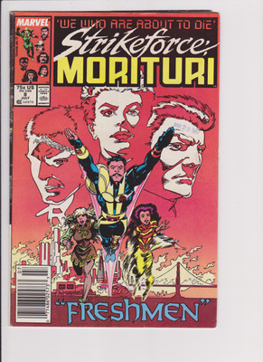 STRIKEFORCE: MORITURI Comic #6 (May 1987, Marvel) VG