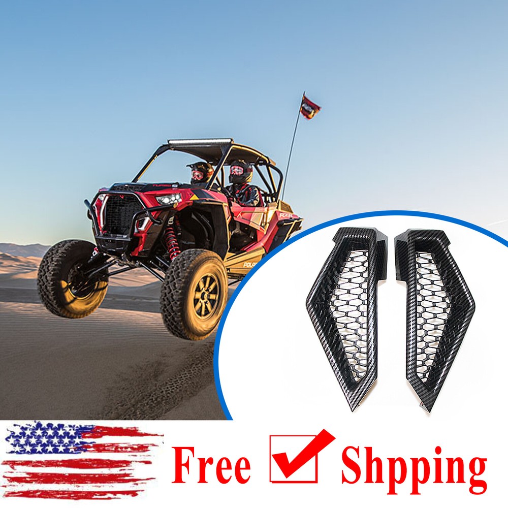 Carbon Fiber Car Front Grille Edge Cover Trim Accessories For Polaris RZR PRO XP