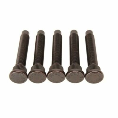 Moroso 0.685'' Diameter 1/2'' -20 Thread Press-In Steel Wheel Stud 5 Pack 46190