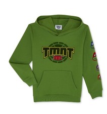 Teenage Mutant Ninja Turtles Boys Embroidered Pullover Hoodie Size S NEW