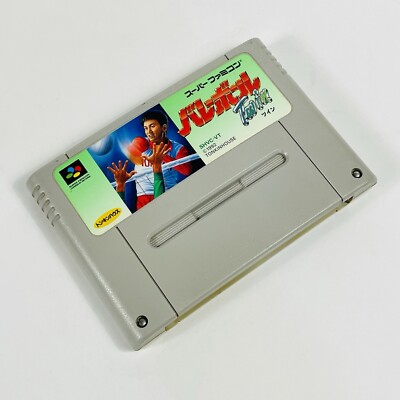 Volleyball Twin SNES Super Famicom Japan Sports Video Game 1992