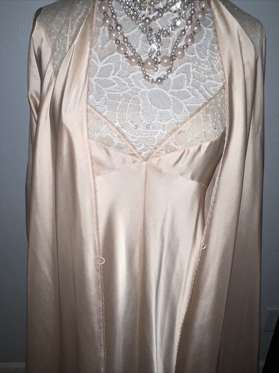 NOS BOB MACKEY/Glydons M Nightgown Gown & Robe Peignoir Set NWT  display picture 1