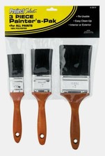 Linzer Project Select 1.5, 2  3" Flat 3 PIECE PAINTER'S-PAK Brush Set A225 NEW 