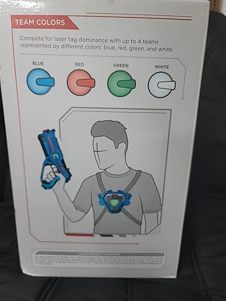 Pack de 4 blasters láser Force con chalecos - Nuevos Foto 2 de 4