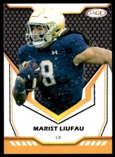 2024 SAGE HIT #168 Marist Liufau Notre Dame Fighting Irish