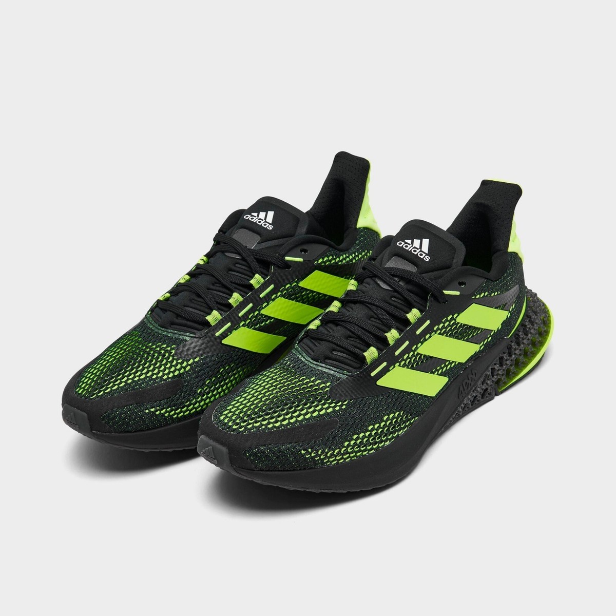 Men's Adidas 4DFWD Pulse Running Shoes Black / White Sz 10.5