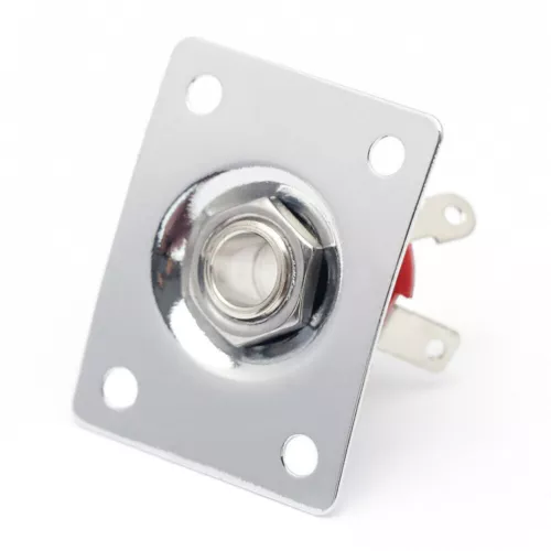 NEW Guitar Jack Plate Input Output Socket for Tele SG Electric Guitar Parts 