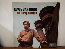 DAVE VAN RONK NO DIRTY NAMES FOLK 1967 LP VINYL ALBUM