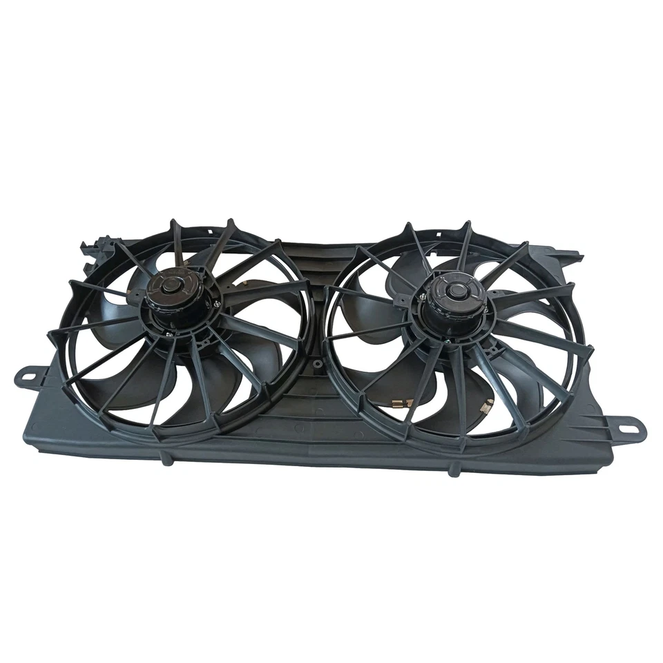 Dual Radiator Cooling Fan Assembly 00-05 For Buick LeSabre Pontiac Bonneville - Image 2 of 4