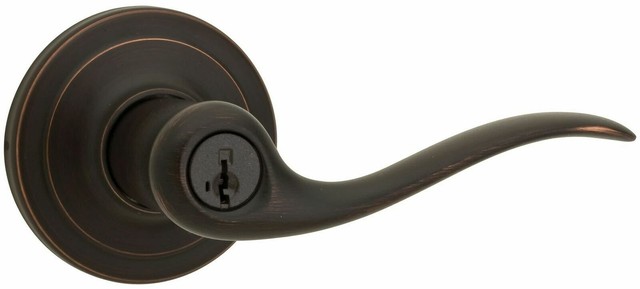 Kwikset 750tnl-s Keyed Entry Tustin Leverset Storeroom Venetian Bronze