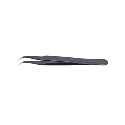 Bernstein ESD-Pinzette ULTRA FINE 120 mm sichelförmig super-spitz 0,2mm 7a SA