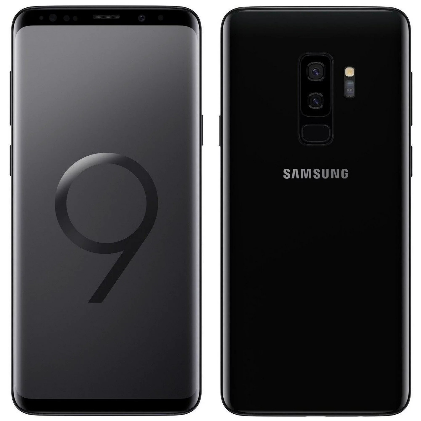 Samsung Galaxy S9 SM-G960U Unlocked 64GB Midnight Black C Heavy Burn