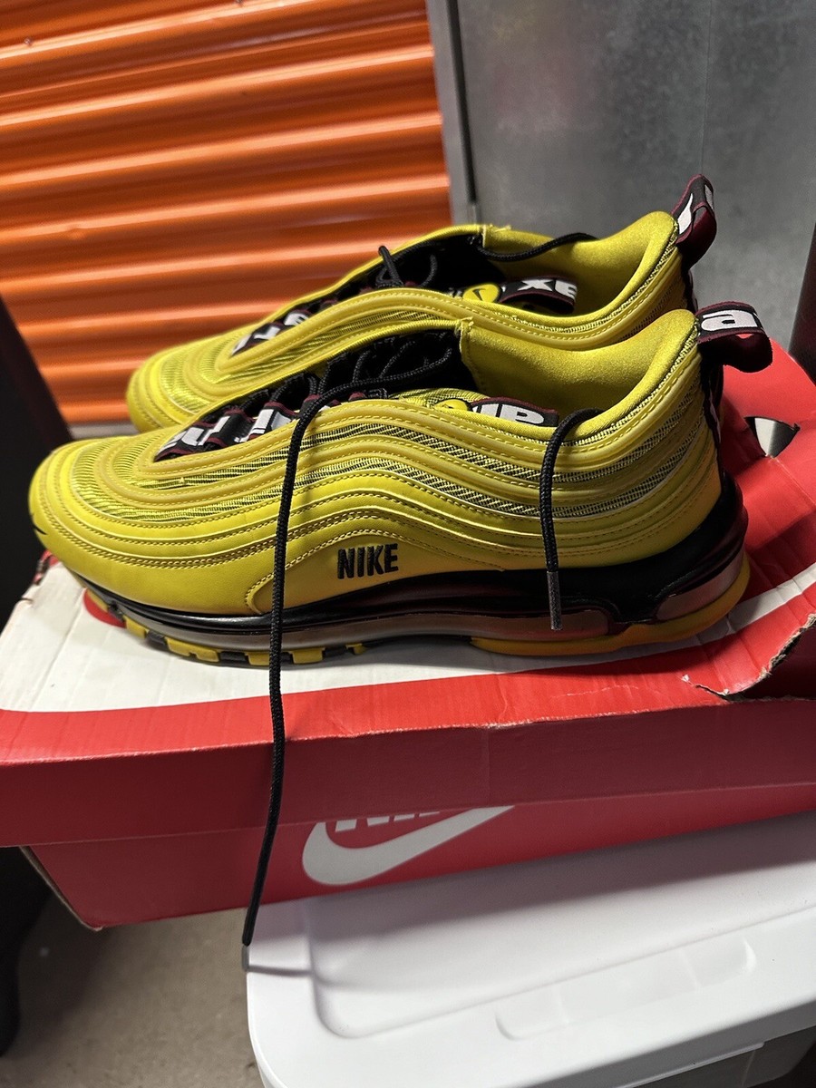 air max 97 bright citron on feet