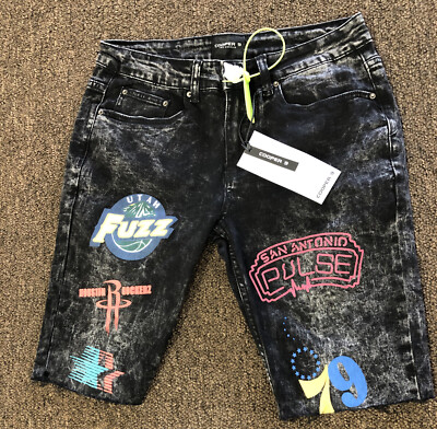 Men's Los Angeles Jean Shorts Cooper 9 Size 38  507 Drip Utah Fuzz San Antoni