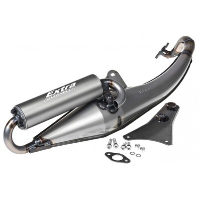 Auspuff / Sportauspuff Giannelli Extra V2 für Minarelli liegend / SR50 WWW