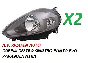 FARO PROIETTORE FANALE ORIGINALE MARELLI DX H4 FIAT PANDA 08/03>09/09 - Foto 3