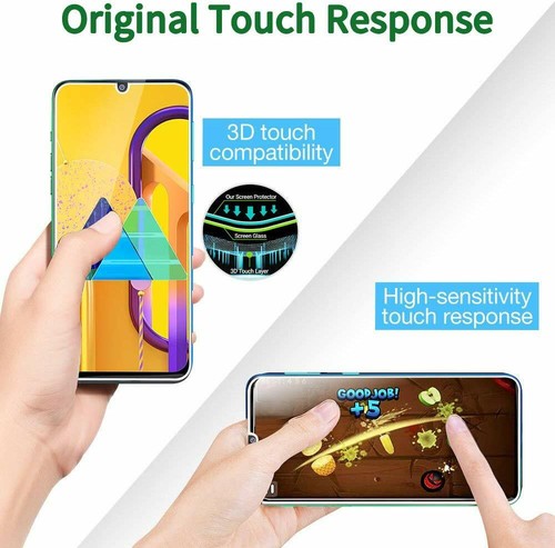 Safety Glass Foil For Samsung Galaxy A30s A50s M30s Heavy Duty Full Clear 9H - 第 3/7 張圖片