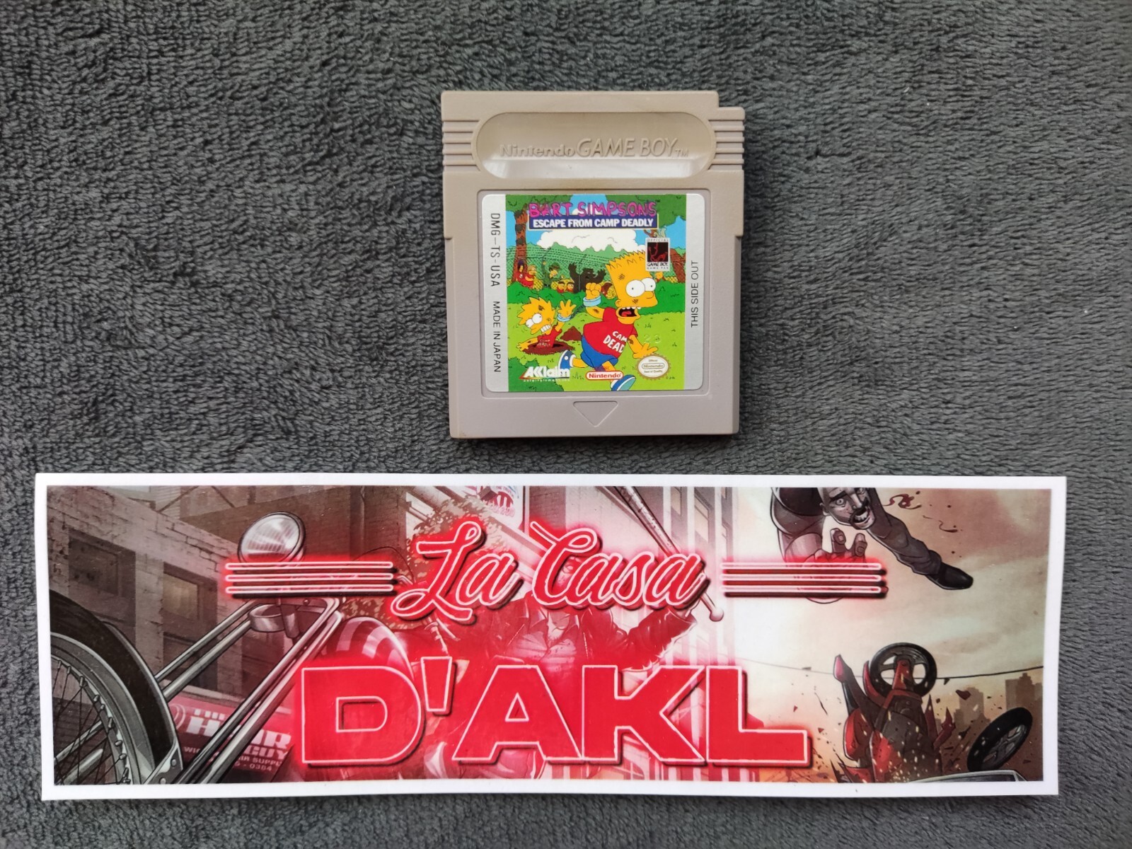 Bart Simpson's Escape From Camp Deadly Nintendo Gameboy Classic / Color USA TBE