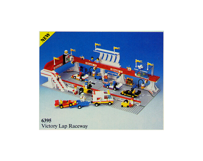 LEGO Set 6395-1 Victory Lap Raceway, NASCAR, Formula 1, Car Racing