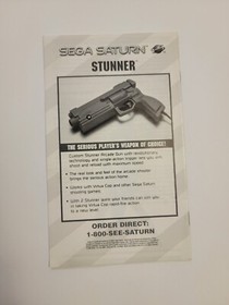 🔥 Original 1995 Sega Saturn Virtua Cop Instruction Booklet Manual Only VTG 🔥