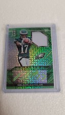 Nelson Agholor 2015 Panini Spectra Neon Green Prizm Aspiring  Jersey Auto #5/15