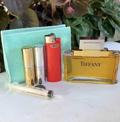 💝Vintage TIFFANY & Co EDP 1.7oz Perfume Splash +RARE Pouch +