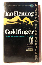 Ian Fleming James Bond - Goldfinger - Signet D2052 - Movie Tie-In Edition 1964