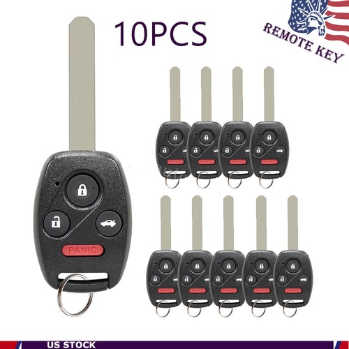 Lot 10 For 2008 2009 2010 2011 2012 Honda Accord Sedan Keyless Remote Key Fob 4B - Picture 1 of 8