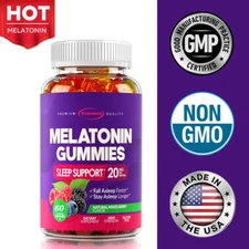 Melatonin Gummies 20mg - Sleep Aid , Fall Asleep Fast and Stay Asleep Quality