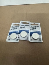 3 Pack New Fresh Energizer ECR2450 CR2450 BR2450 Lithium 3V Battery Exp 03/2030