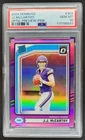 2024 Donruss J.J. McCarthy Optic Rated Rookie Preview Pink RC PSA 10 Vikings JC