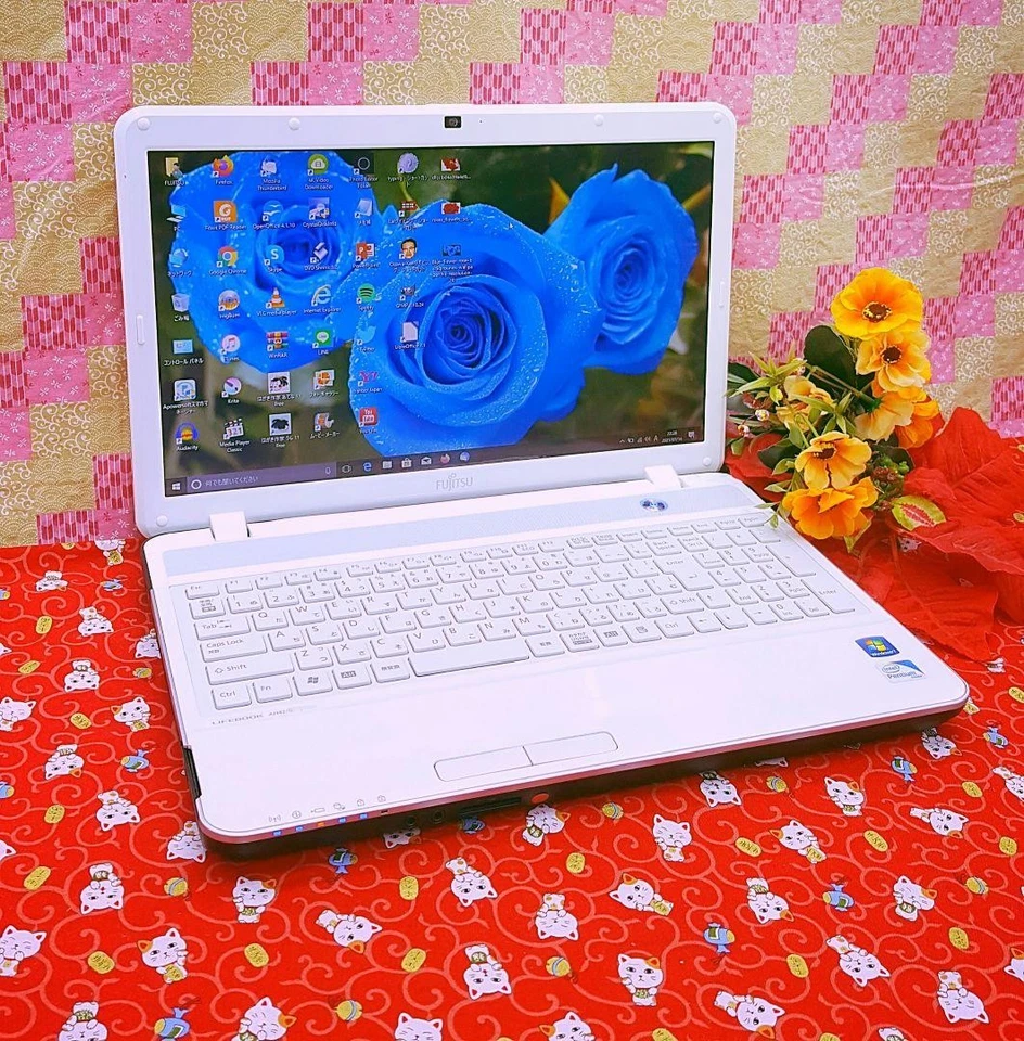 Fujitsu Lifebook 15.6" White Laptop Intel Pentium 6GB RAM 256GB SSD Win 11 - Image 3 of 4