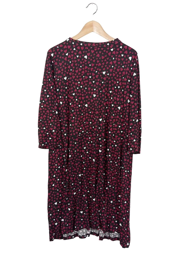 TCHIBO Vestido de Verano Mujeres Vestido Talla EU 52 negro-rojo oscuro-blanco - Imagen 2 de 4