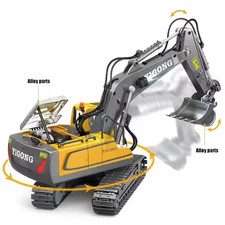 2.4G Remote Control Excavator, Dump Truck & Bulldozer RC Construction Vehicles