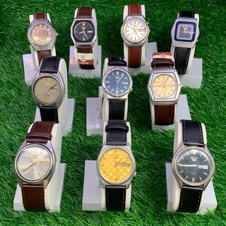 Vintage Seiko 5 Automatic Men’s Watches Lot of 10 Japan Made fully Working