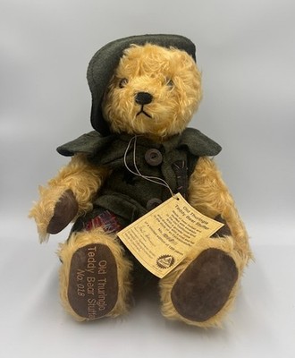Hermann Old Thuringia Teddy Bear LE 018/1200 Mohair Growler Germany Vintage