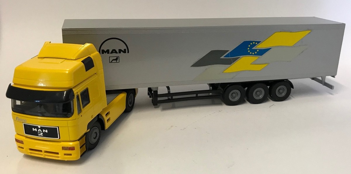 CONRAD,MAN F2000 4x2 and MAN rigid box trailer, 1/50, CON6107/02