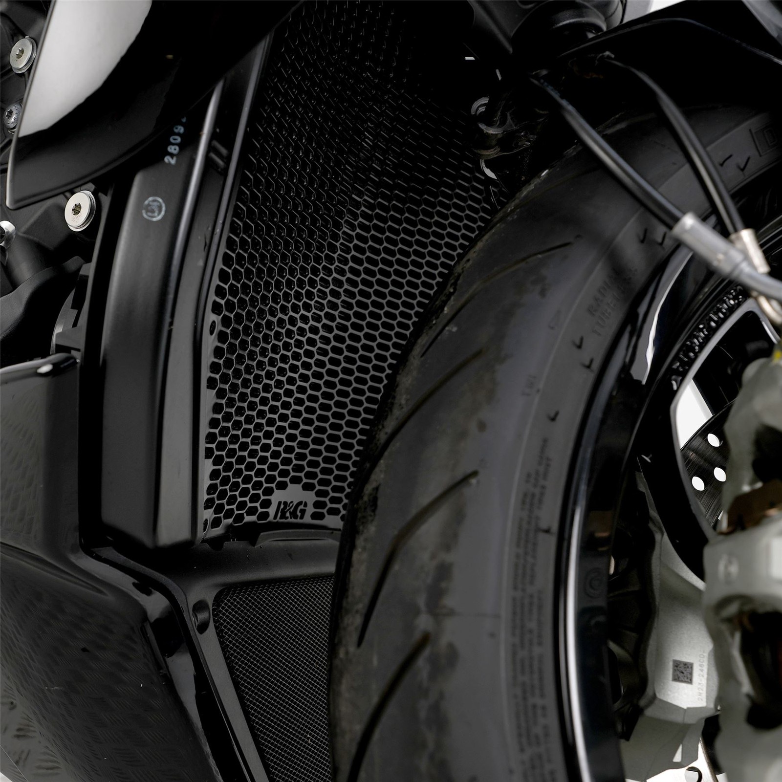 PRO Radiator Guard for Ducati Diavel V4 '23- Colour Finish: Textured Matt Black