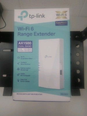TP-Link AX1500 RE500X WiFi Extender Internet Booster OneMesh Compatible - White