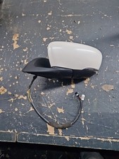 NISSAN LEAF 17-24 PASSENGER SIDE LEFT WING MIRROR WHITE CAMERA BLIND ASSIST