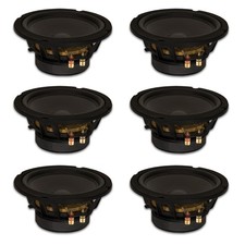 6 Goldwood Sound GW-8PC-4 Heavy Duty 4ohm 8" Woofers 330 Watts each Speakers