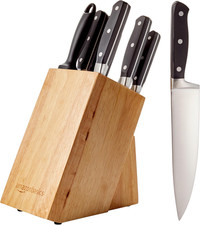 Set Premium Di Coltelli Con Ceppo, 9 Unità, Nero