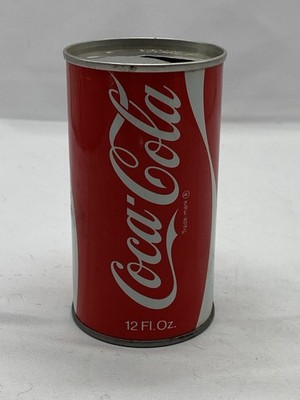 Vintage Coke Steel Pull Tab Soda Can 60's-70's Eugene, OR Spiral
