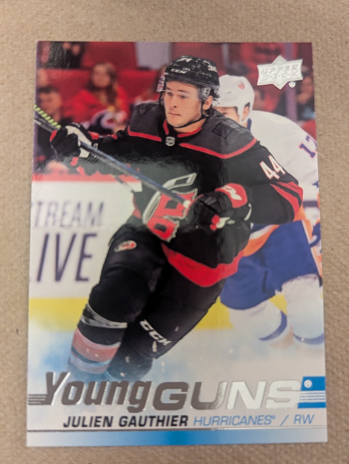 2019-20 Upper Deck - Young Guns Julien Gauthier #498 (RC)