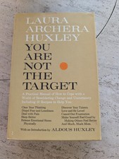 Product Image: SIGNED Laura Archera Huxley YOU ARE NOT THE TARGET Frwd by Aldous Huxley 1963