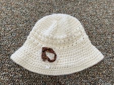 Unbranded Cream Knit Girls Summer Hat Approx 12M